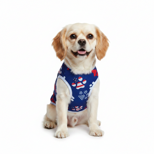 4th of July Breathable Mesh Pet Vest