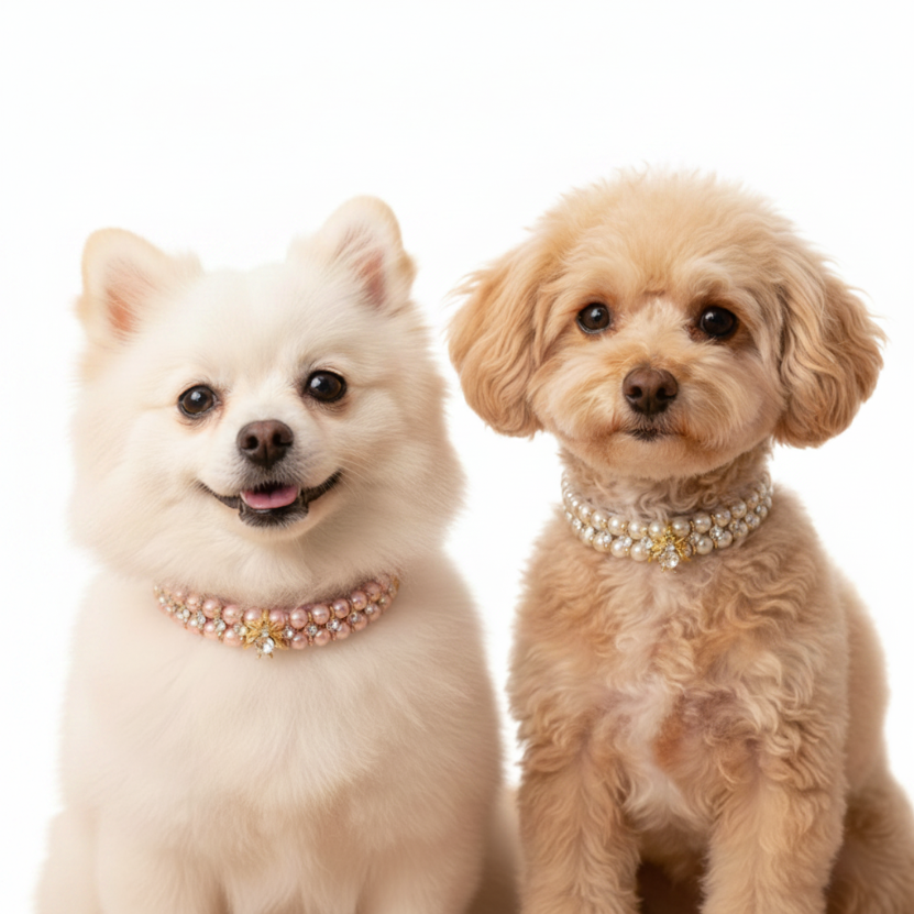 Pearl & Crystal Pet Collar
