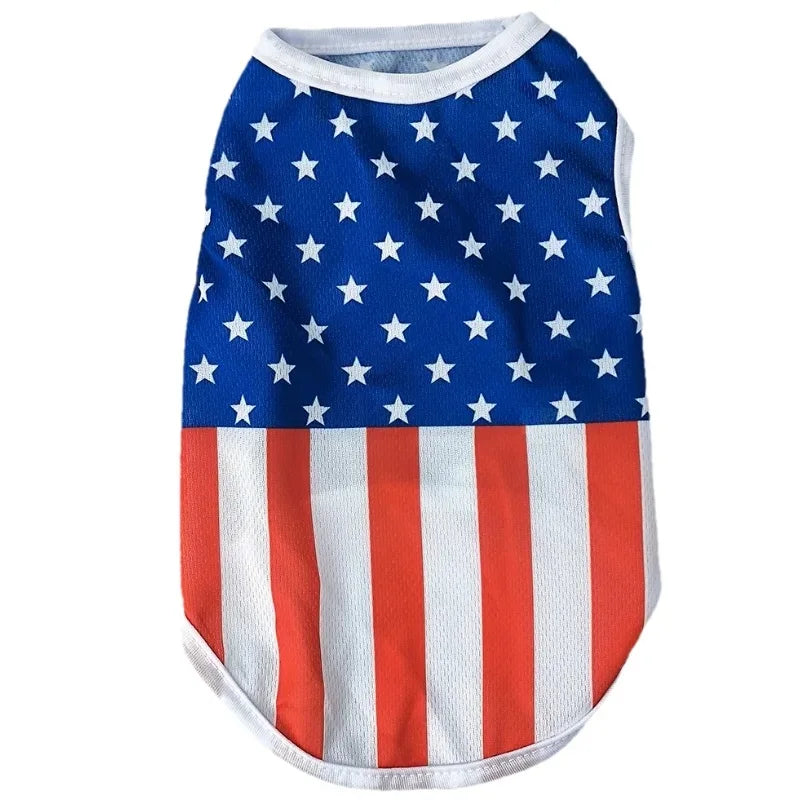 4th of July Breathable Mesh Pet Vest