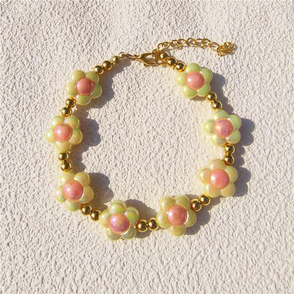 Candy Pearl Beaded Collar