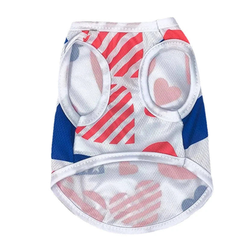 4th of July Breathable Mesh Pet Vest
