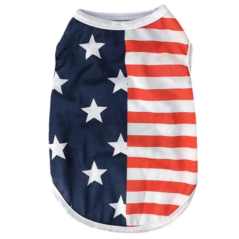 4th of July Breathable Mesh Pet Vest