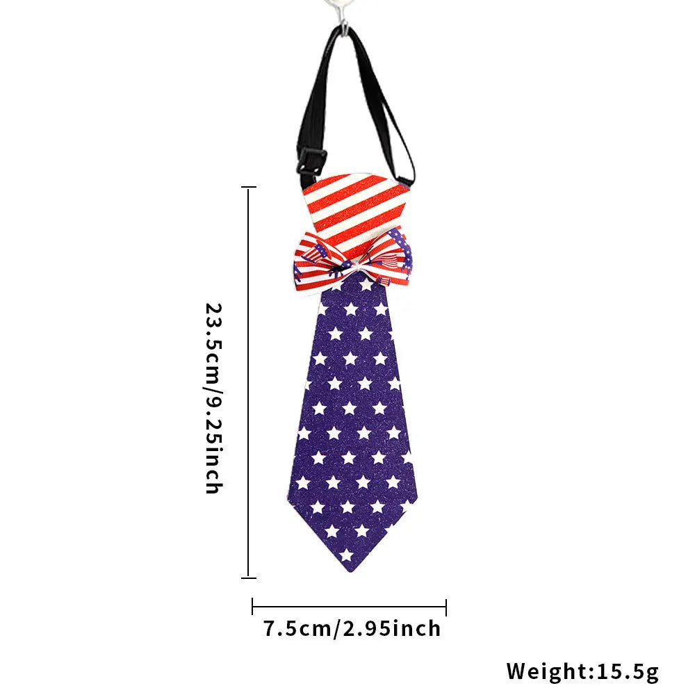 4th of July Adjustable Pet Tie