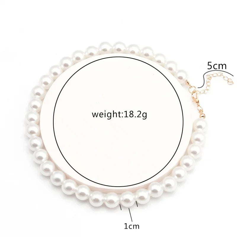 Candy Pearl Beaded Collar