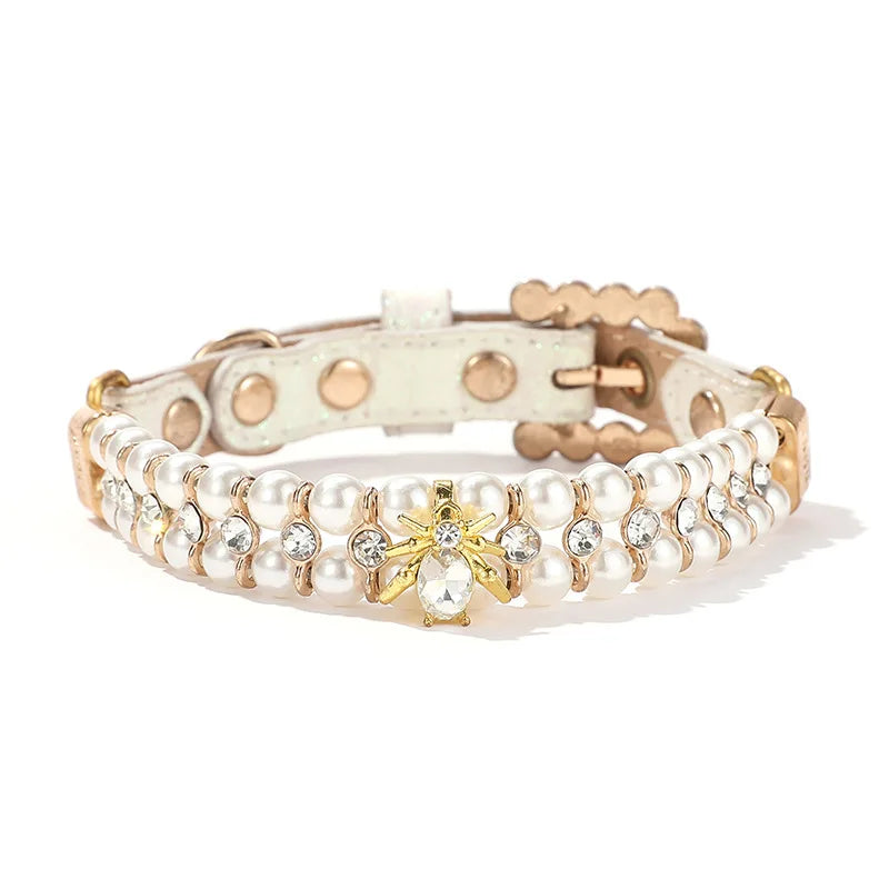 Pearl & Crystal Pet Collar