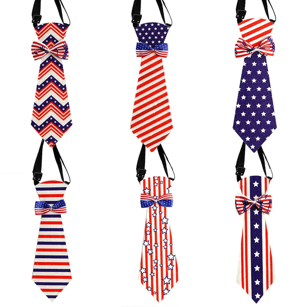 4th of July Adjustable Pet Tie