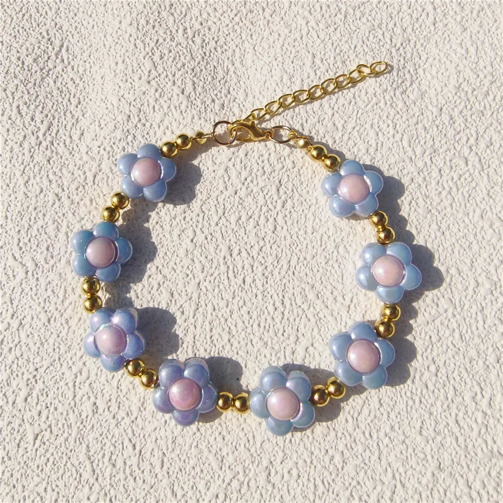 Candy Pearl Beaded Collar