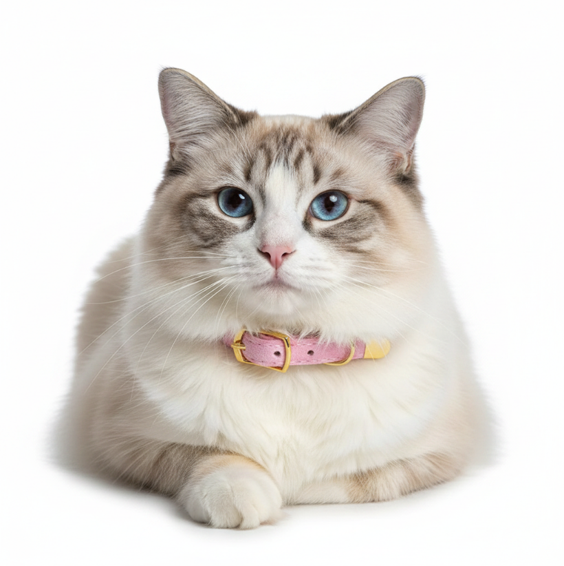 Flocked Pet Collar with Optional Bell