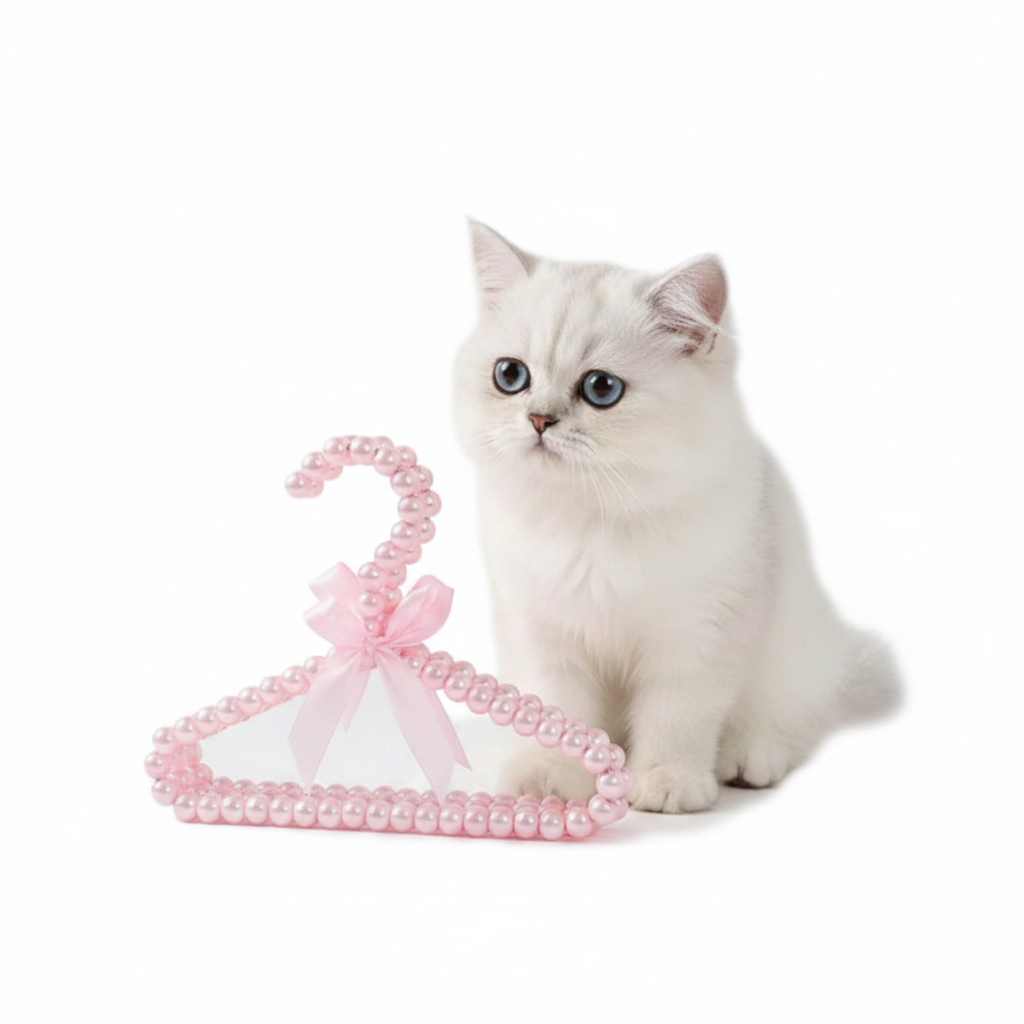 Cute Pearl Pet Clothes Hanger