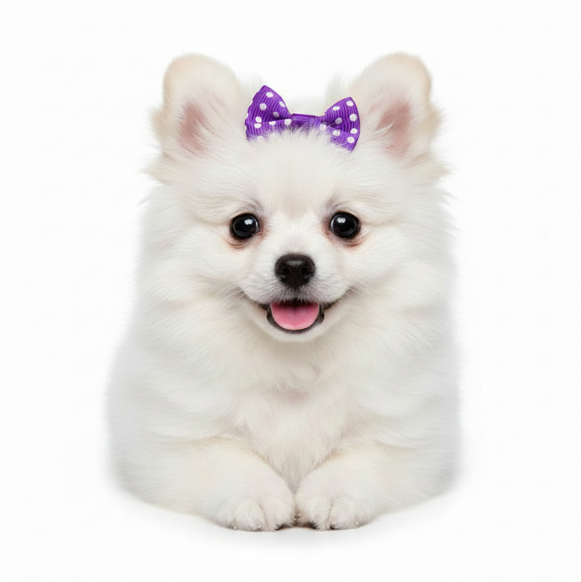 30PCS Handmade Pet Hair Bows with Rubber Band