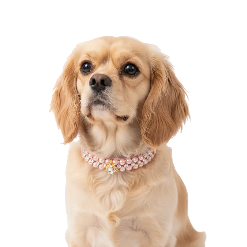 Pearl & Crystal Pet Collar