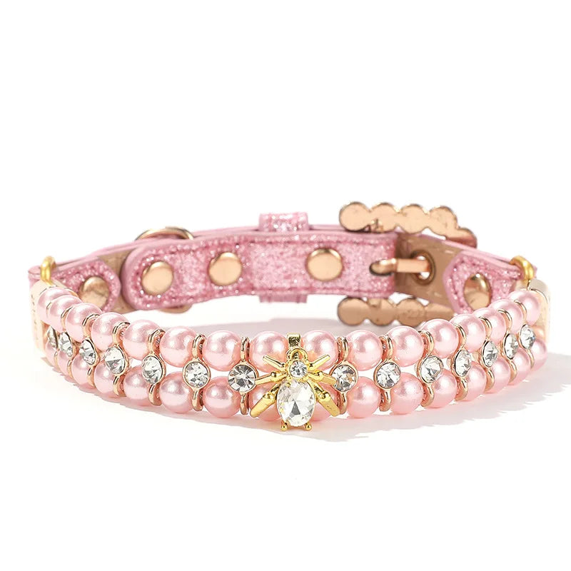 Pearl & Crystal Pet Collar