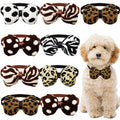 Animal Print Pet Bow Ties