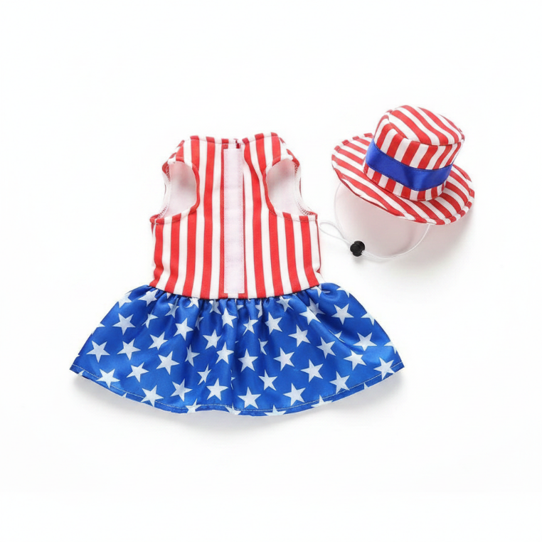 4th of July Funny Patriotic Pet Costume