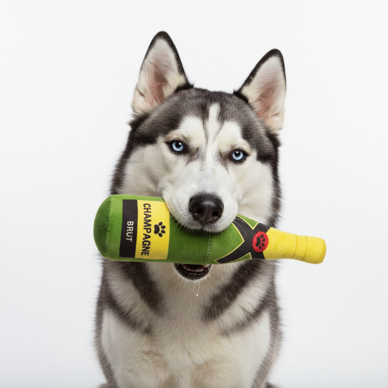 Funny Plush Alcohol Theme Dog Toys
